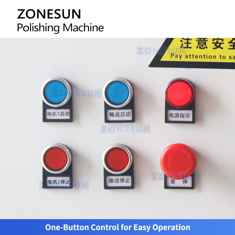 Zonesun ZS-P600 Metal Polishing Machine Controls