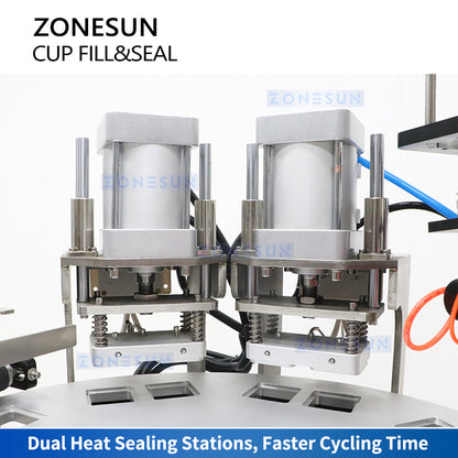 Zonesun ZS-AFC06 Cup Filling and Sealing Machine