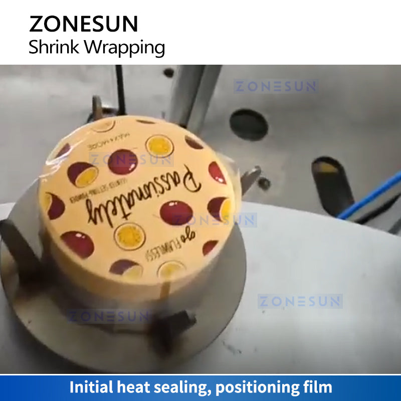 Zonesun ZS-UDTB50 Rotary Shrink Sleeve Labeling Machine Initial Heat