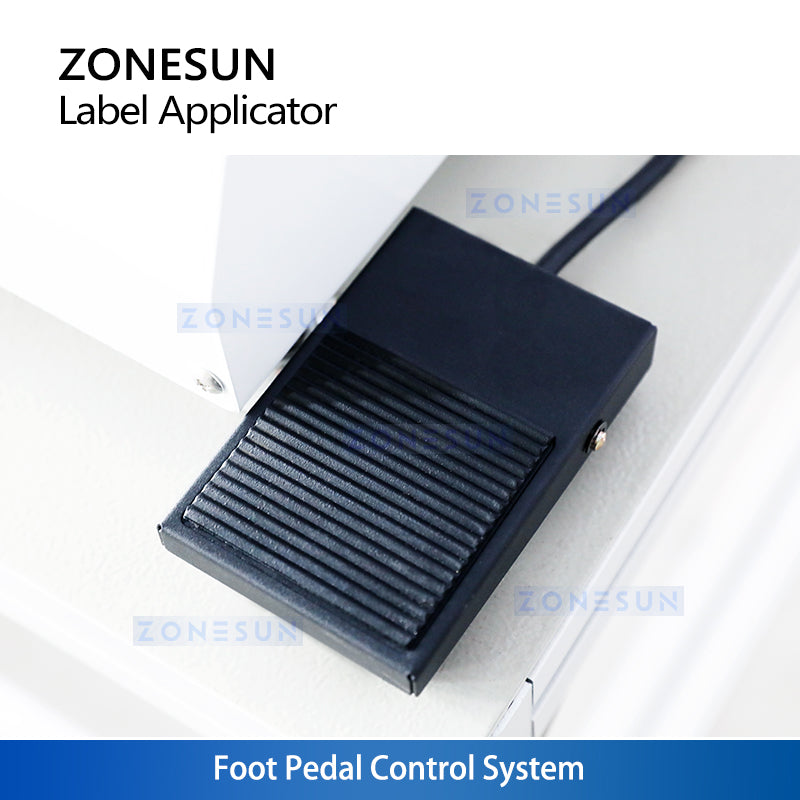 ZONESUN ZS-TB805 Etichettatrice semiautomatica per bottiglie irregolari ovali 