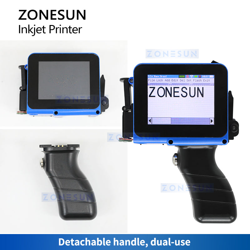 Zonesun ZS-DC1S Mini Inkjet Printer Detachable Handle