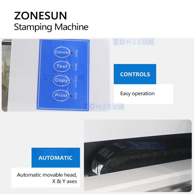 Zonesun ZS-8025D Digital Stamping Machine