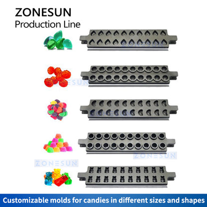 Zonesun ZS-GL150 Gummy Candy Production Line Mold