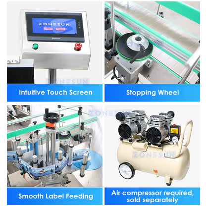 Zonesun ZS-TB790 Bucket Labeling Machine Details