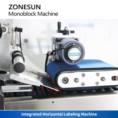 Zonesun ZS-AFCL4 Automatic Test Tube Monoblock Machine Labeling Station