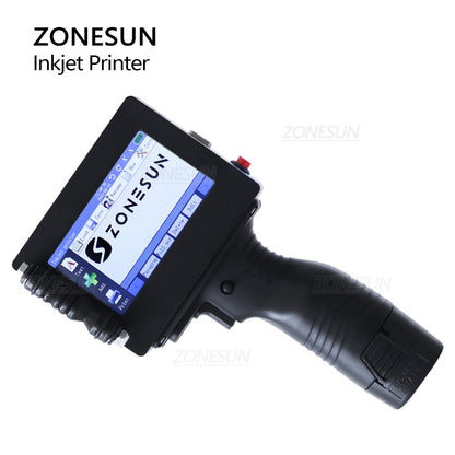 ZONESUN ZS-HIP254 Macchina da stampa a getto d'inchiostro portatile multilingue 