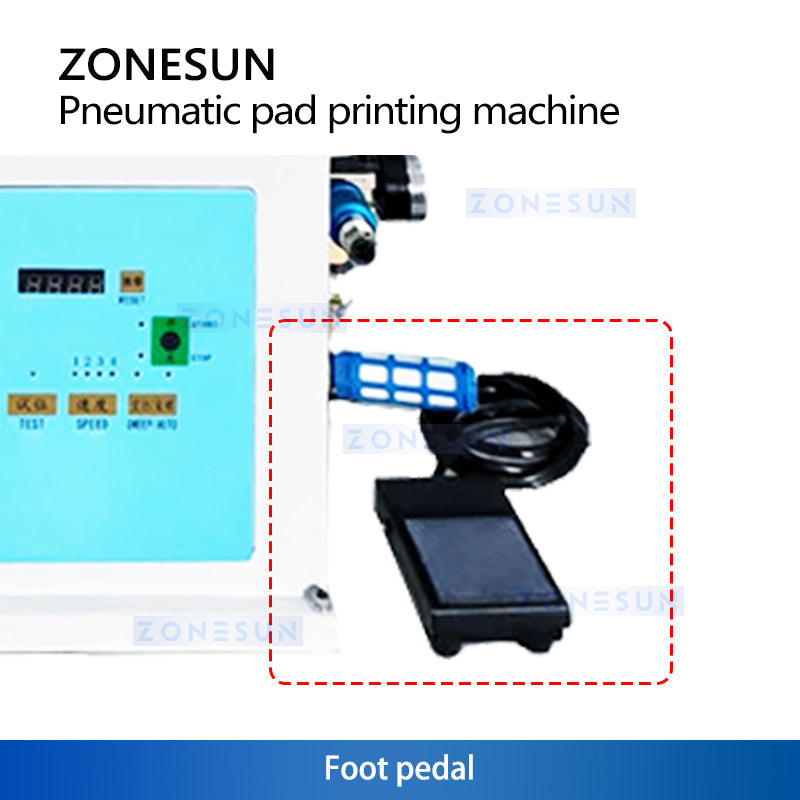 Zonesun ZS-QYY1 Pad Printing Machine Foot Switch