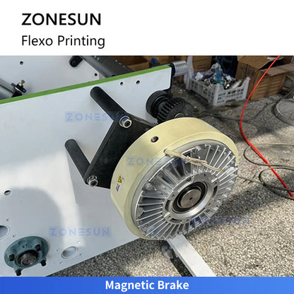 Zonesun ZS-RY4 4-Color Flexo Printing Machine Braking System