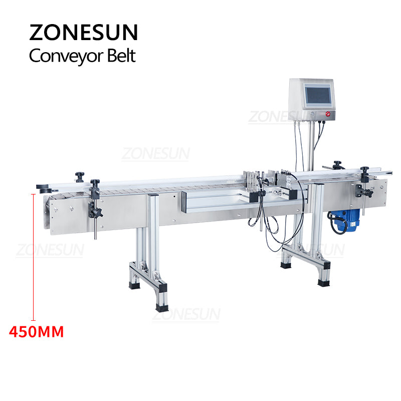 Nastro trasportatore a catena automatico ZONESUN ZS-CB100P da 1,9 m per la linea di produzione 