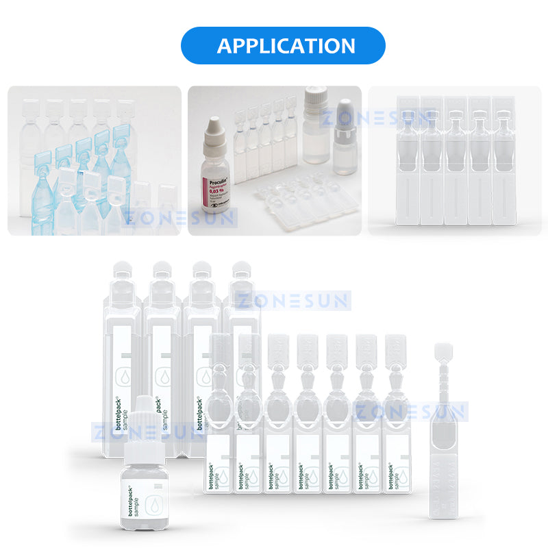 Zonesun ZS-BFS1 Blow Fill Seal Machine Applications