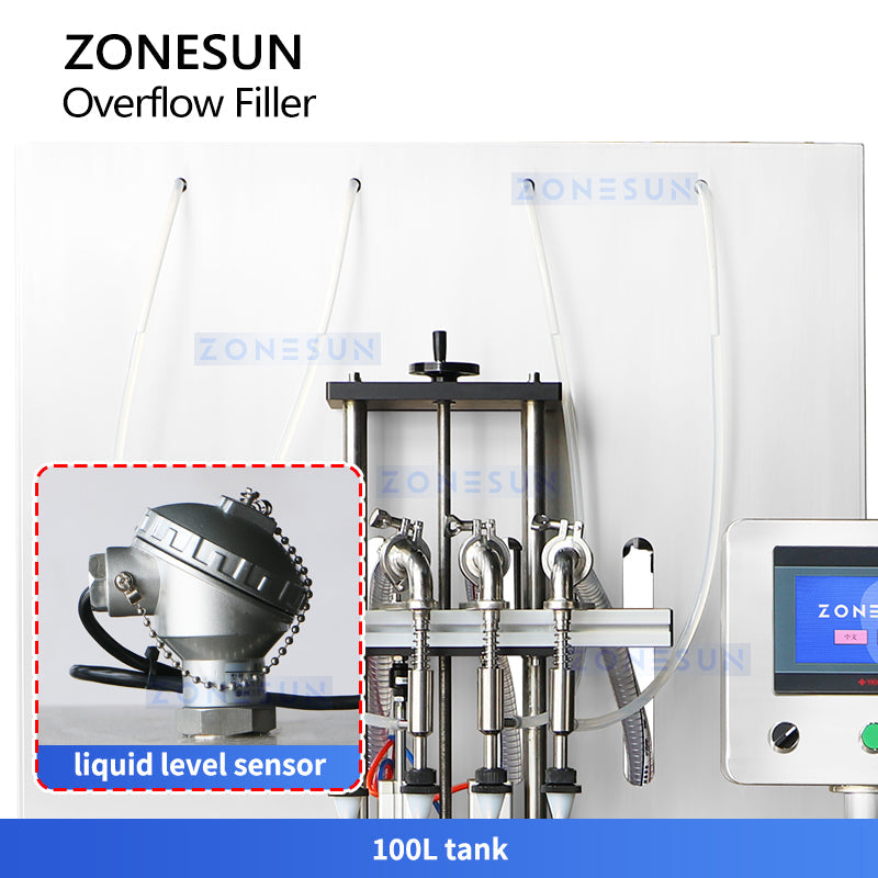 Zonesun ZS-VTGZ100 Pressure Overflow Filler