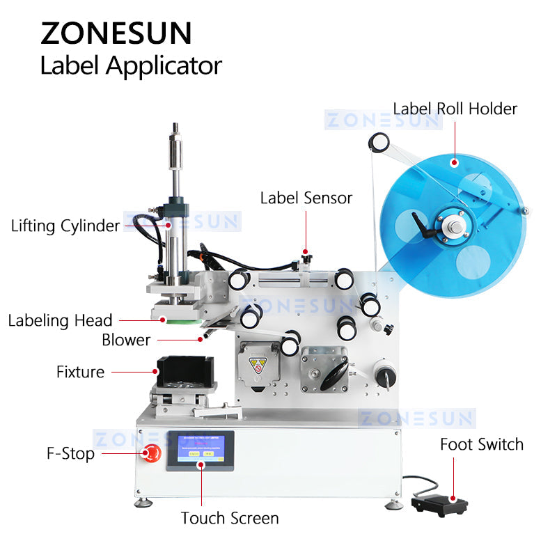 Zonesun ZS-TB802 Flat Surface Label Applicator