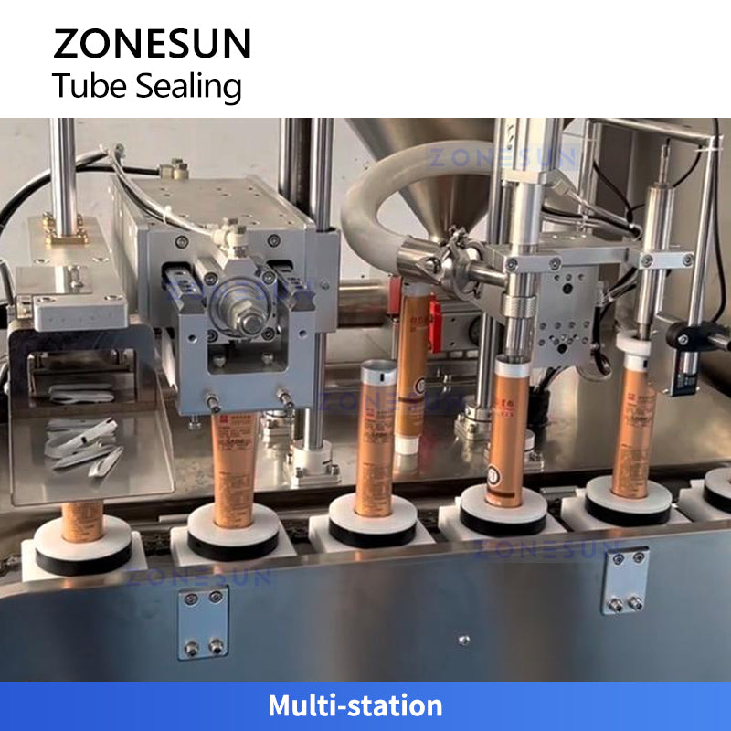 Zonesun ZS-TFS6 Linear Ultrasonic Tube Filling and Sealing Machine