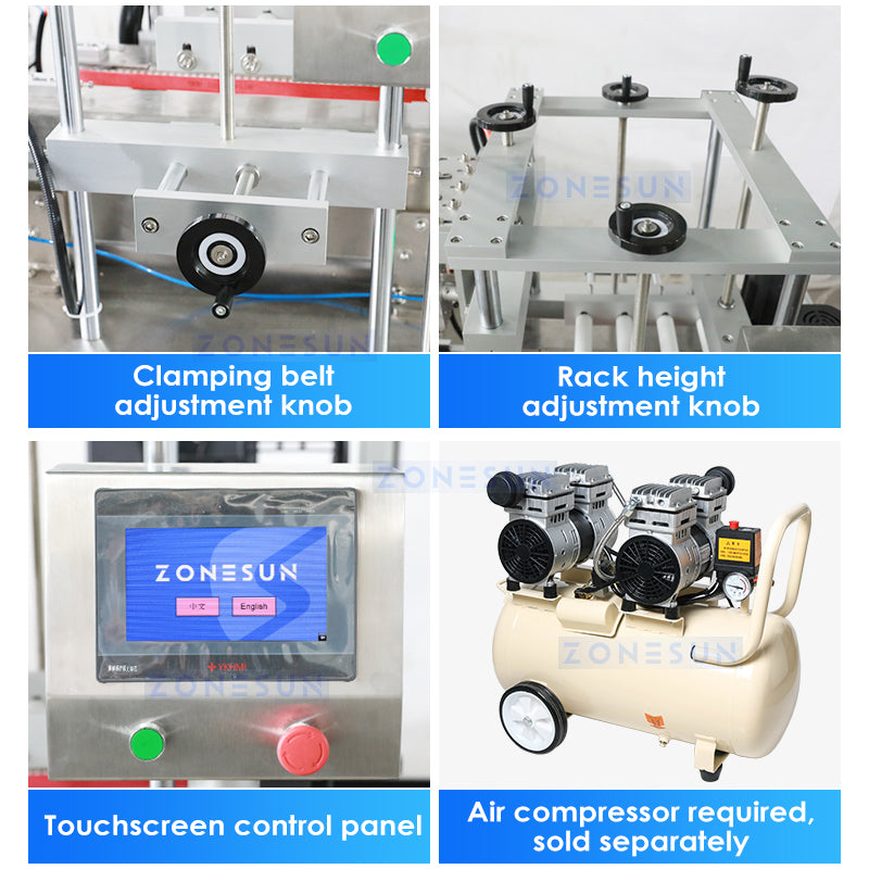 Zonesun ZS-VTYG01 Automatic Lid Pressing Machine Details