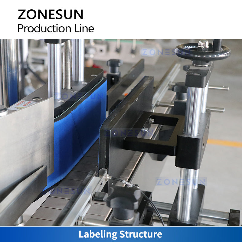 Zonesun ZS-FALU5 Automatic Bottle Production Line Labeling Structure