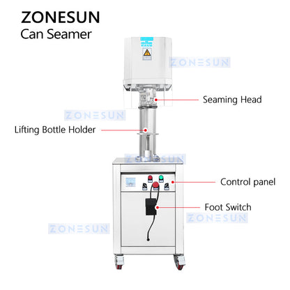 Zonesun ZS-CS3 Can Seamer Machine Structure