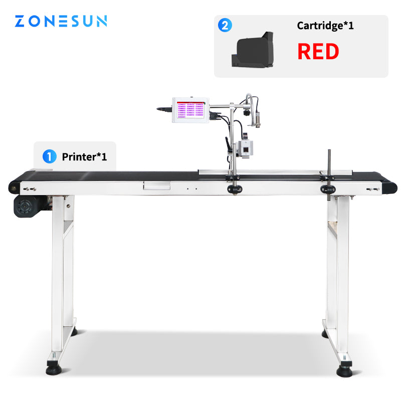 ZONESUN ZS-DC127 Inline Printer with Conveyor