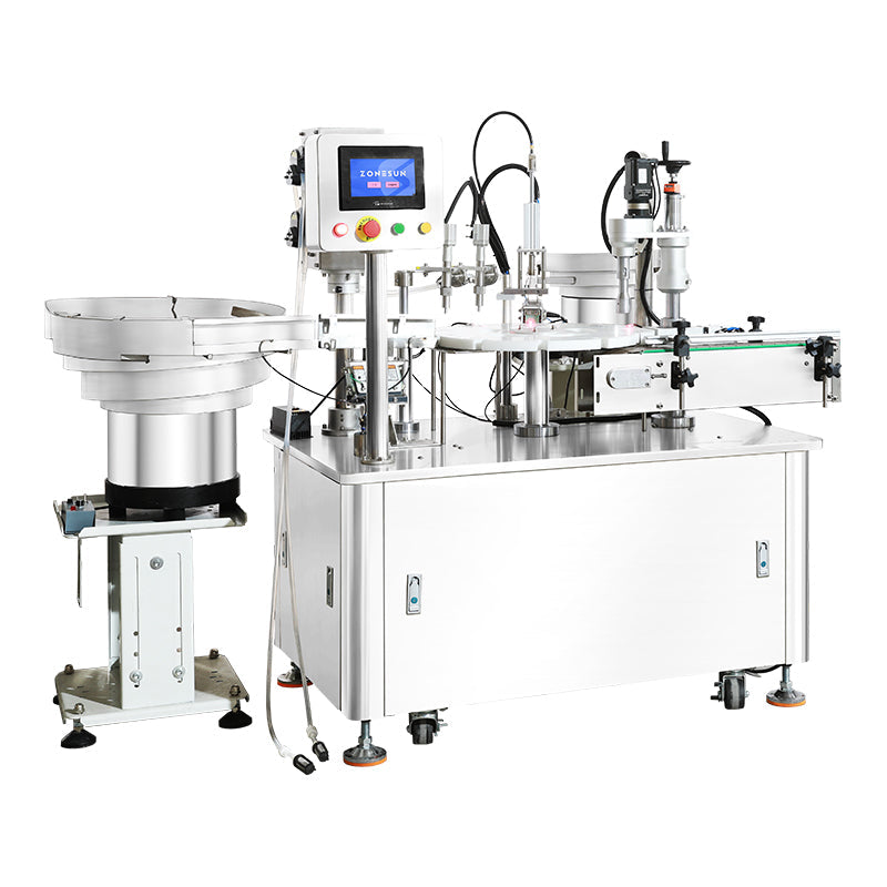 Zonesun ZS-AFC32Z Automatic Liquid Glue Filling and Capping Machine Monoblock