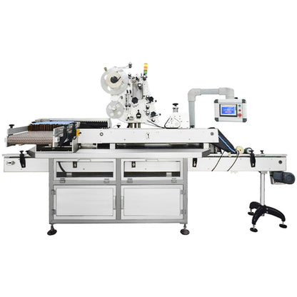 Zonesun ZS-TBRH100 Horizontal Tube Labeler with Traying System