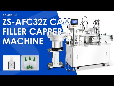 Zonesun ZS-AFC32Z Automatic Liquid Glue Filling and Capping Machine Monoblock