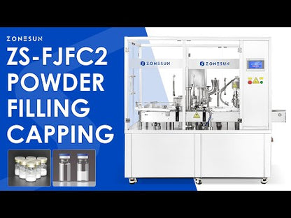 Zonesun ZS-FJFC2 Automatic Powder Vial Filling and Stoppering Machine