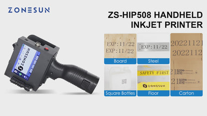 ZONESUN ZS-HIP508 Handheld Multilingual Inkjet Printing Machine