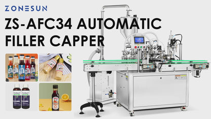 Zonesun ZS-AFC34 Monoblock Filler Capper for Thick Paste