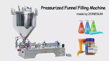 ZONESUN ZS-GTP1 Pressurized Paste Filling Machine With Hopper