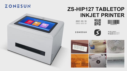 ZONESUN ZS-TIP127 Tabletop Inkjet Date Coding Machine