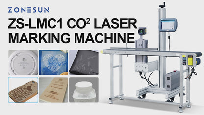 ZONESUN ZS-LMC1 Automatic CO₂ Laser Date Code Printing Machine