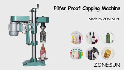 Zonesun ZS-XG60 Semi-automatic Pilfer Proof Capping Machine