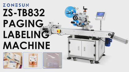 ZONESUN ZS-TB832 Automatic Flat Page Labeling Machine