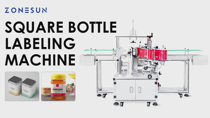 Zonesun ZS-SL25 Square Bottle Wrap-around Labeling Machine