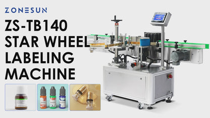 ZONESUN ZS-TB140 Automatic Round Bottle Labeling Machine