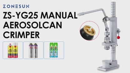 ZONESUN ZS-YG25 Manual Aerosol Can Capping Machine