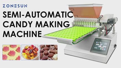 ZONESUN ZS-FM7C Semi-automatic Candy Chocolate Making Machine