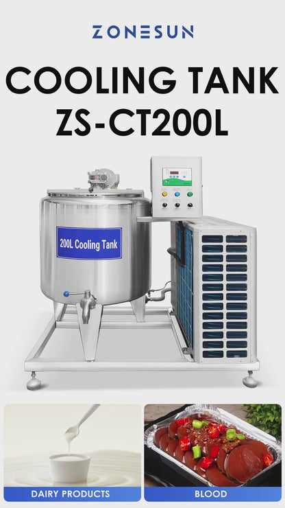 Zonesun ZS-CT200L Milk Refrigeration Tank