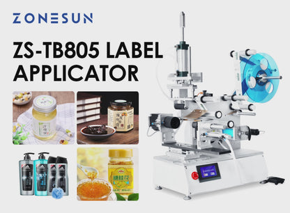 Zonesun ZS-TB805 Oval Bottle Labeling Machine