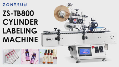 ZONESUN ZS-TB800 High Speed Automatic Small Round Bottle Labeling Machine