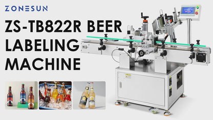 Zonesun ZS-TB822R Bottle Neck & Body Labeling Machine