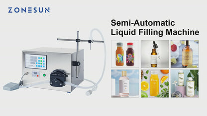 ZONESUN ZS-YT80 Single Nozzle Peristaltic Pump Liquid Filling Machine