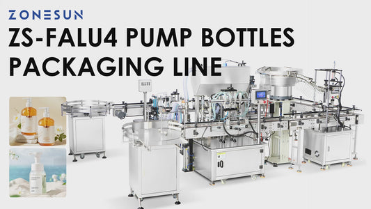 Zonesun ZS-FALU4 Pump Bottle Packing Line