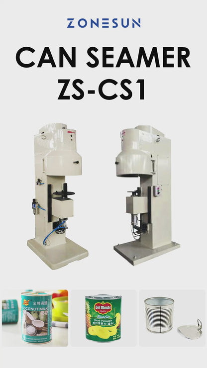 Zonesun ZS-CS1 Can Seamer | Cylindrical Cans