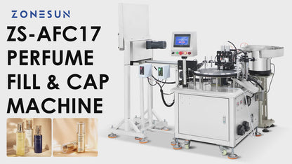 ZONESUN ZS-AFC17 Automatic 2 Nozzles Liquid Ceramic Pump Filling Capping Machine