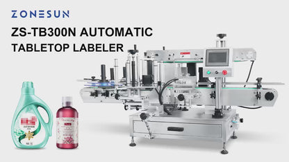 ZONESUN ZS-TB300N Autoamtic Round Square Bottle Sigle/Double Side Labeling Machine