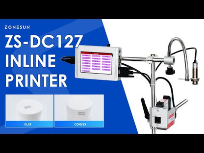 ZONESUN ZS-DC127 Inline Printer with Conveyor