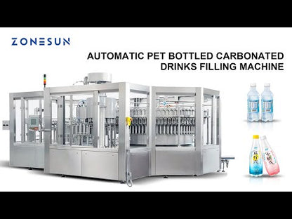 Máquina llenadora automática de bebidas carbonatadas embotelladas de PET ZONESUN ZS-AFMC