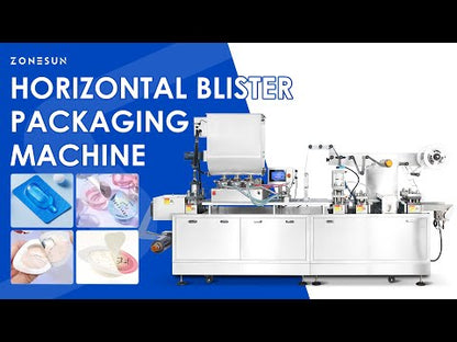 ZONESUN ZS-DDP270 Automatic Blister Packaging Machine Horizontal Alu Packing Liquid Fill and Sealing Equipment