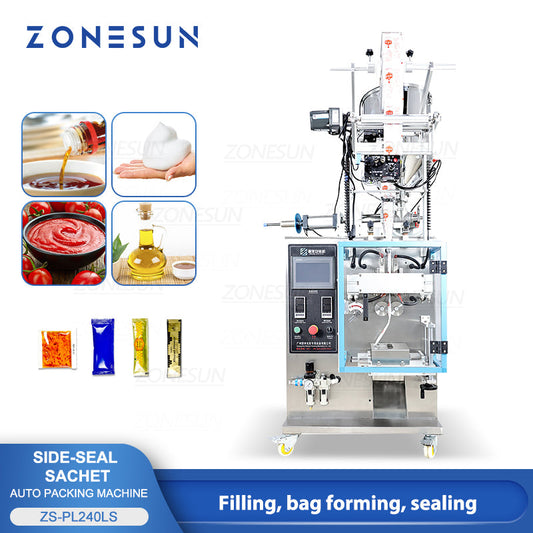 ZONESUN ZS-PL240LS Macchina automatica per la sigillatura del riempimento del riscaldamento della miscelazione della pasta 