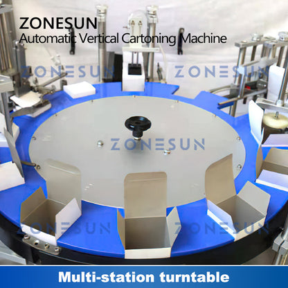 ZONESUN ZS-ZHJ50D Automatic Rotary Cartoning Machine Carton Folding Machine